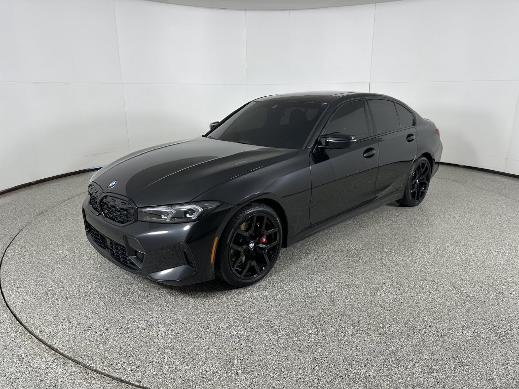 Certified Used 2025 Black Sapphire Metallic BMW M340i xDrive image 1