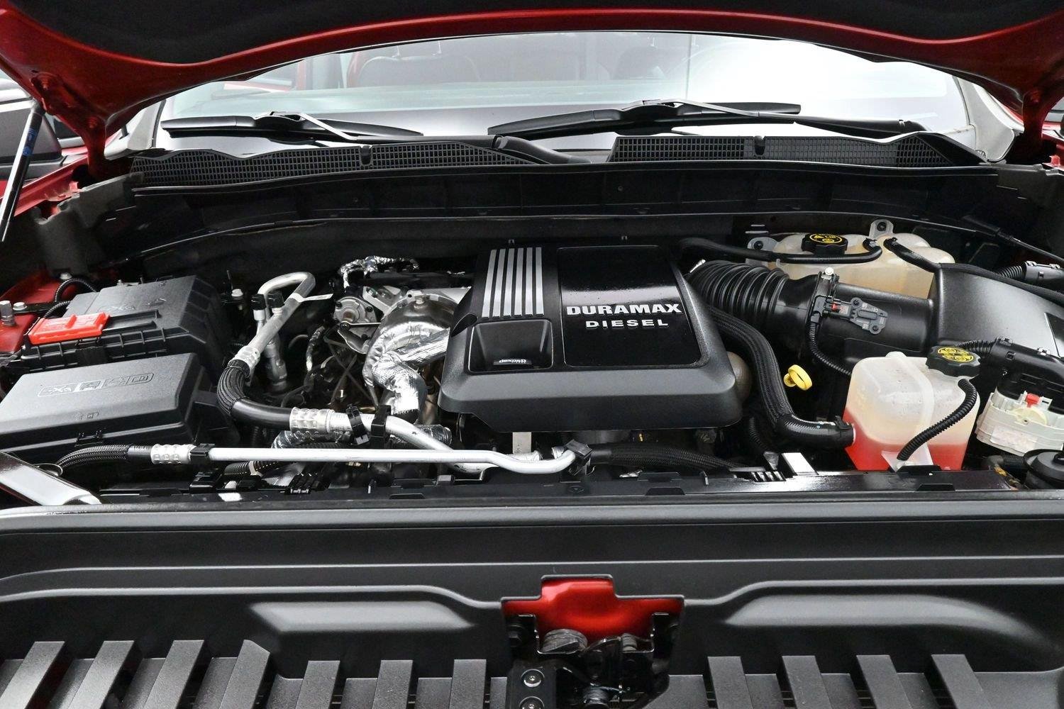 Used 2022 CAYENNE RED TINTCOAT GMC SLT image 37