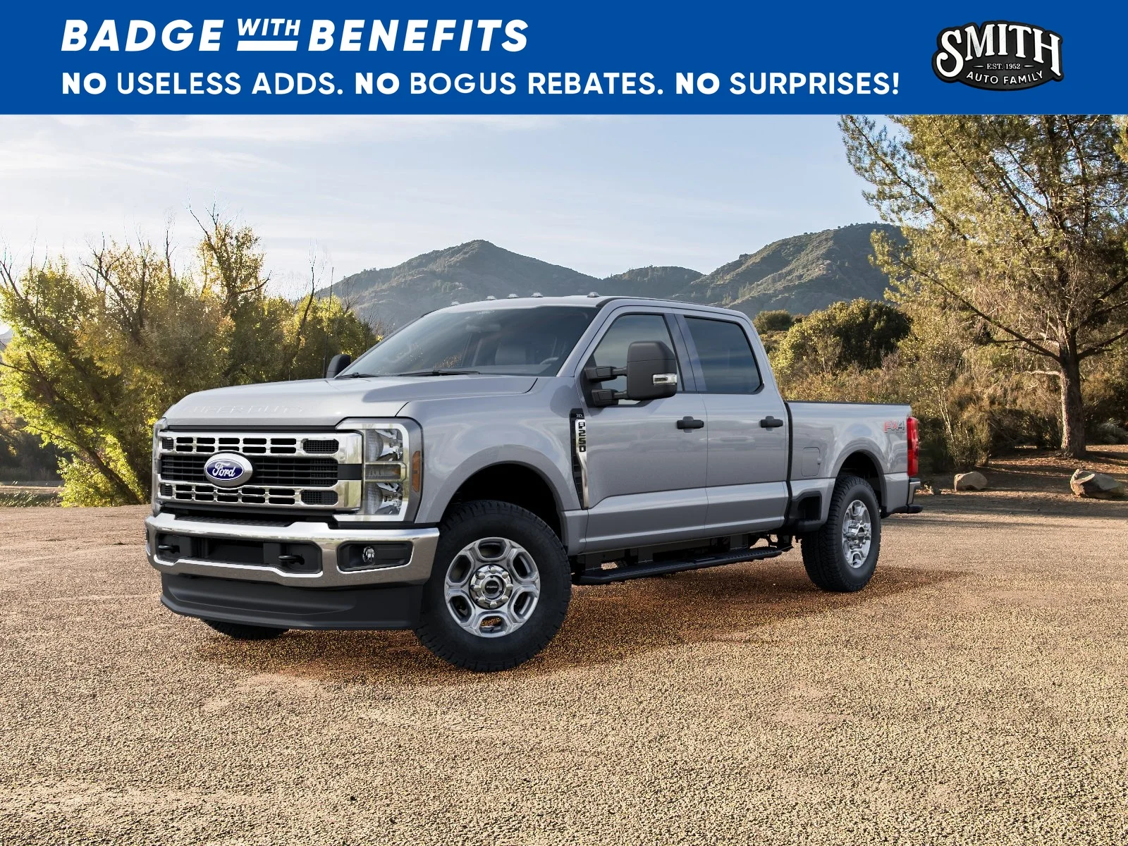New 2027 Iconic Silver Metallic Ford F-250® XLT image 3