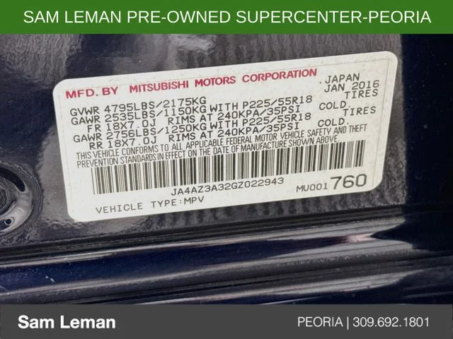 Used 2016  Mitsubishi  image 28