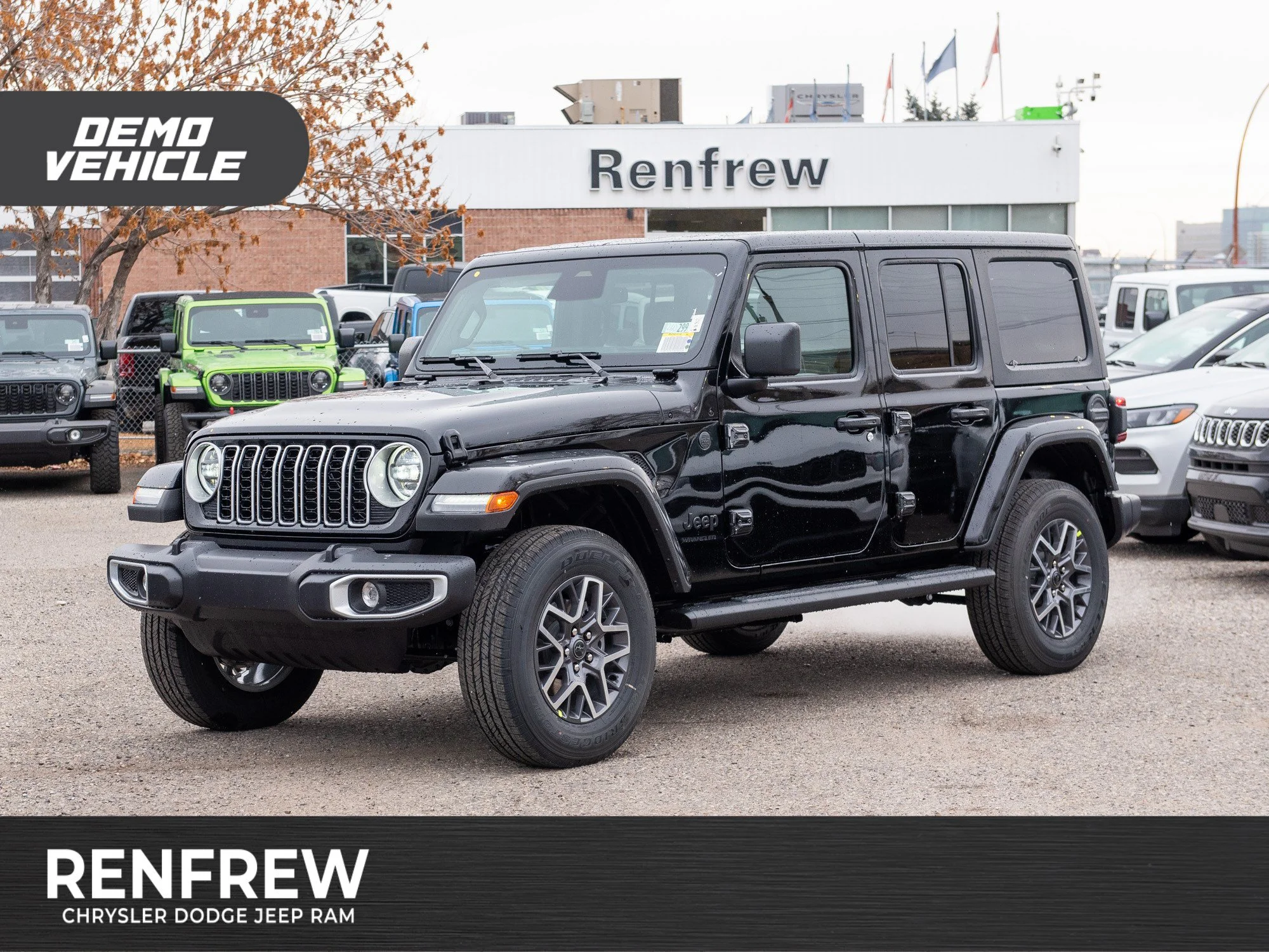Used 2026 Black Jeep Sahara* 4 Door 4x4, Remote Start, Heated Seats/Wheel image 1