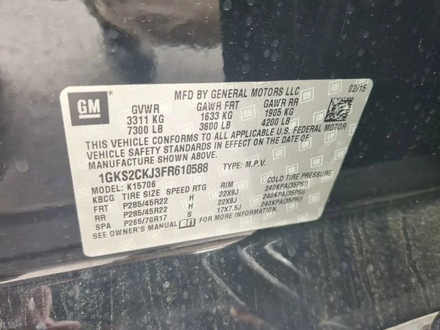 Used 2015 ONYX BLACK GMC Denali image 36