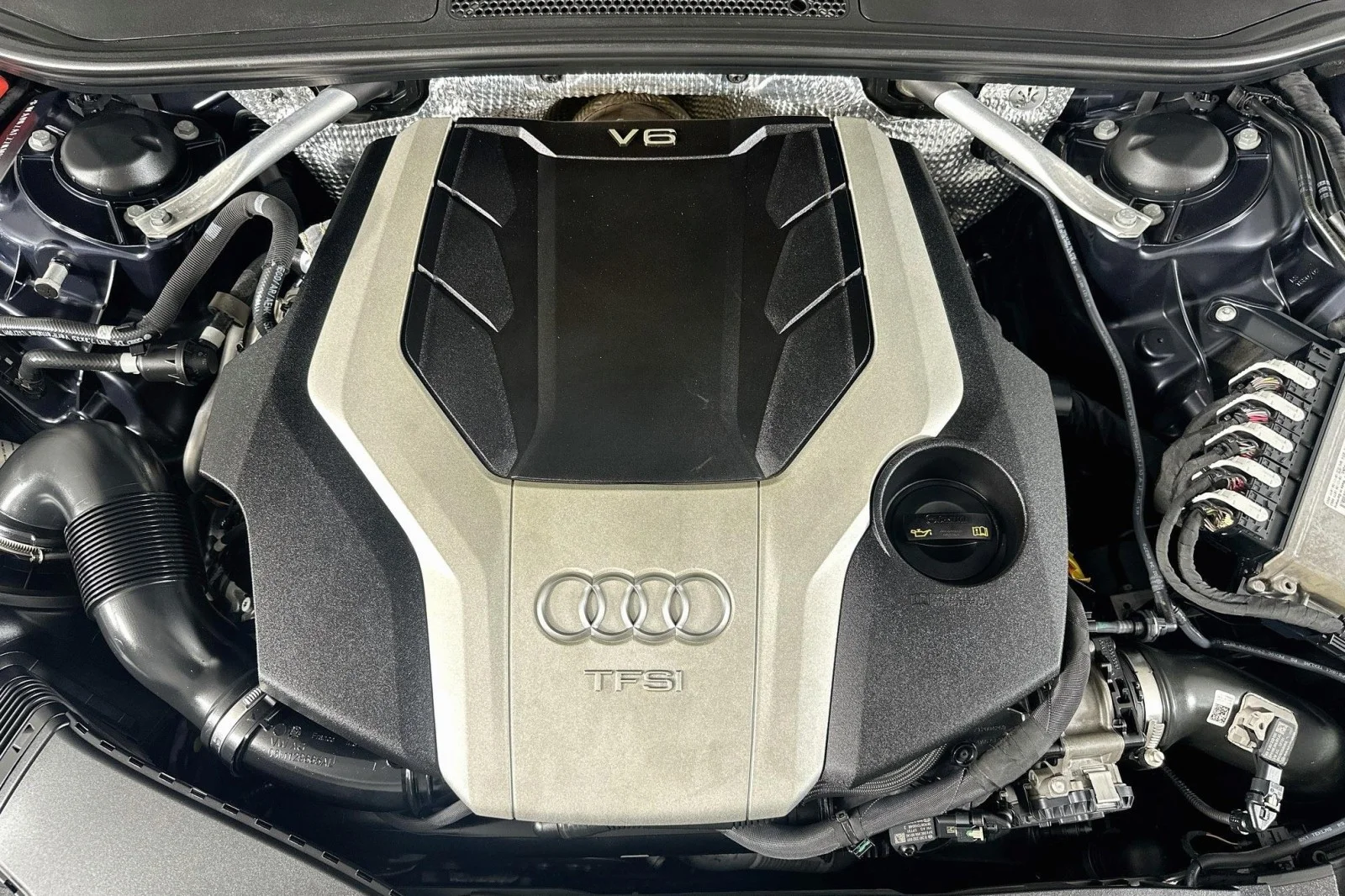 Used 2019 Firmament Blue Metallic Audi Premium image 12
