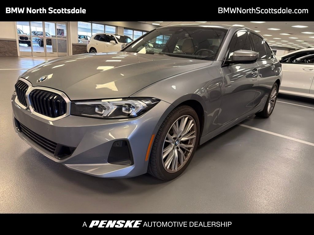 Certified Used 2023 Gray Metallic BMW 330i image 1