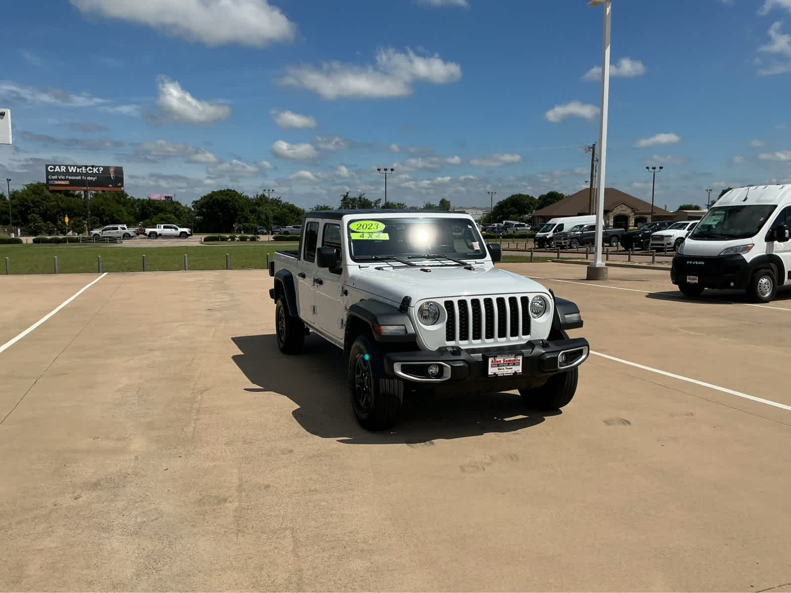 Used 2023 Bright White Clearcoat Jeep Sport image 4