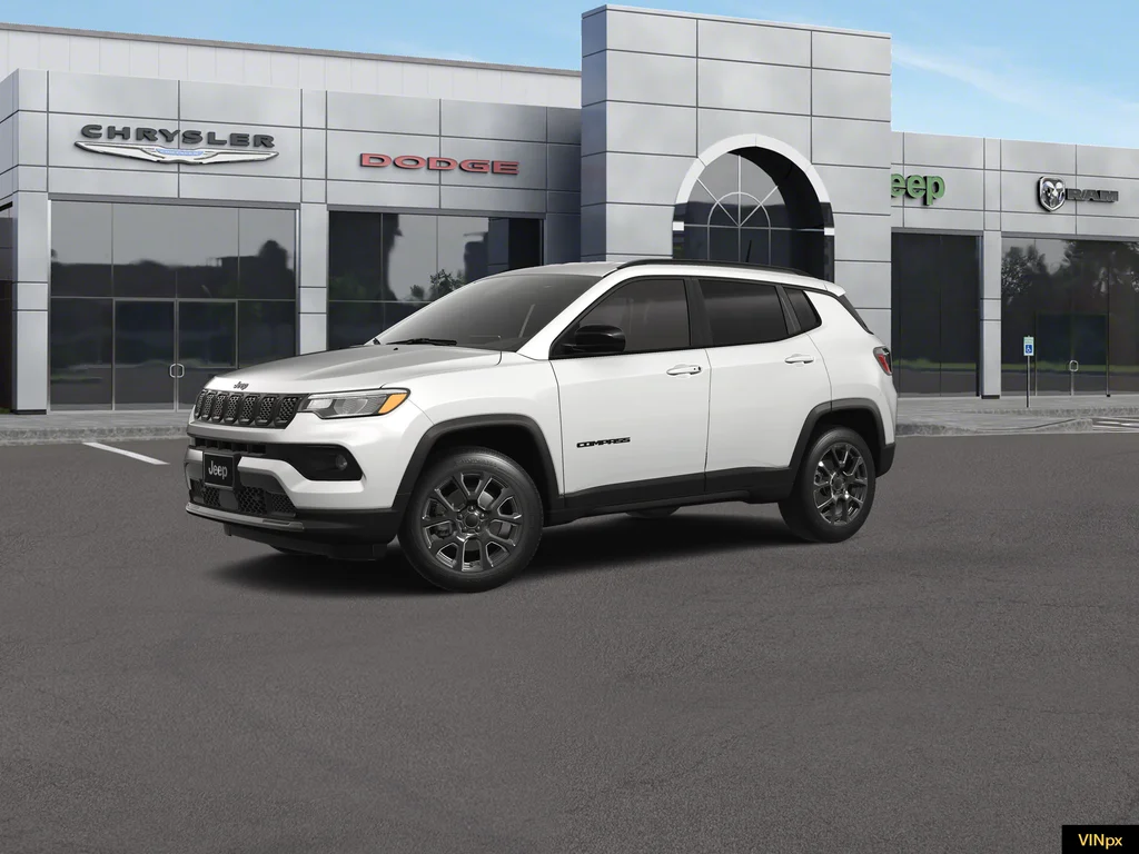 New 2026 Bright White Clear-Coat Exterior Paint Jeep Latitude image 1