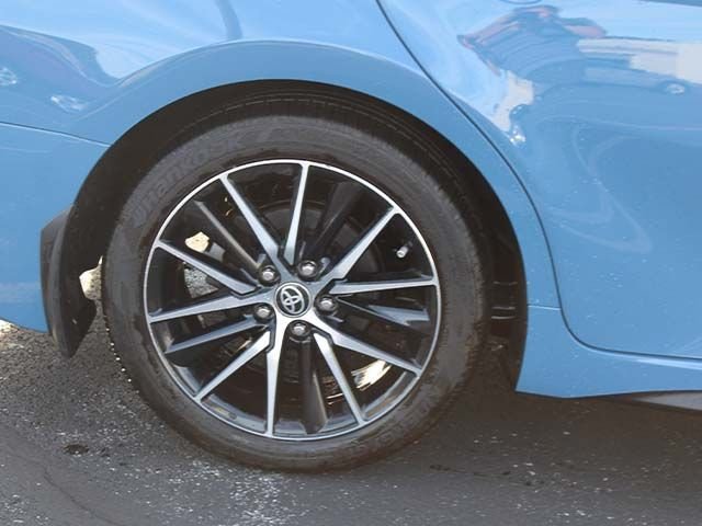Used 2023 Cavalry Blue Toyota SE image 8