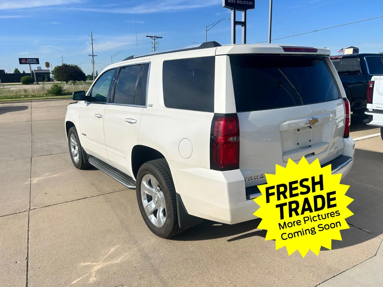 Used 2015 White Diamond Tricoat Chevrolet LTZ image 7