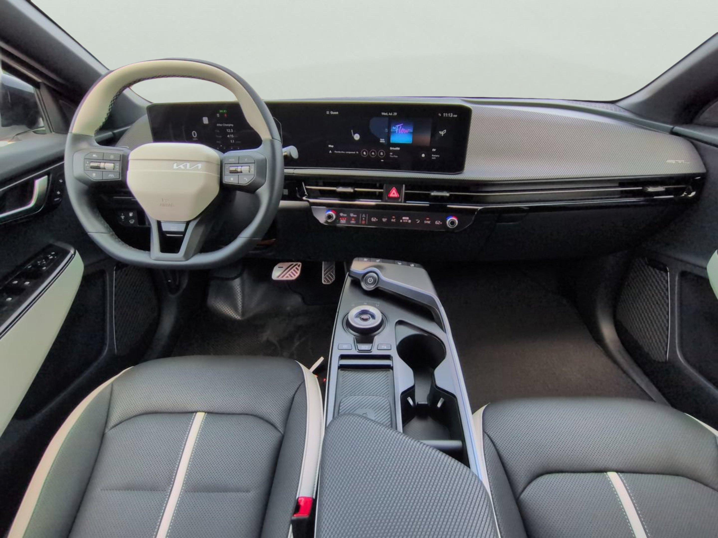 New 2026 Glacial White Pearl / Black Ro Kia GT-LINE image 13