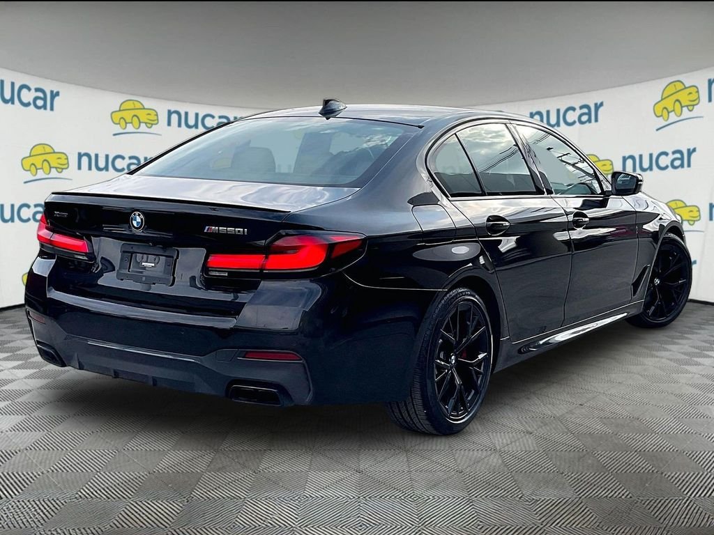 Used 2022 Black BMW M550i xDrive image 6