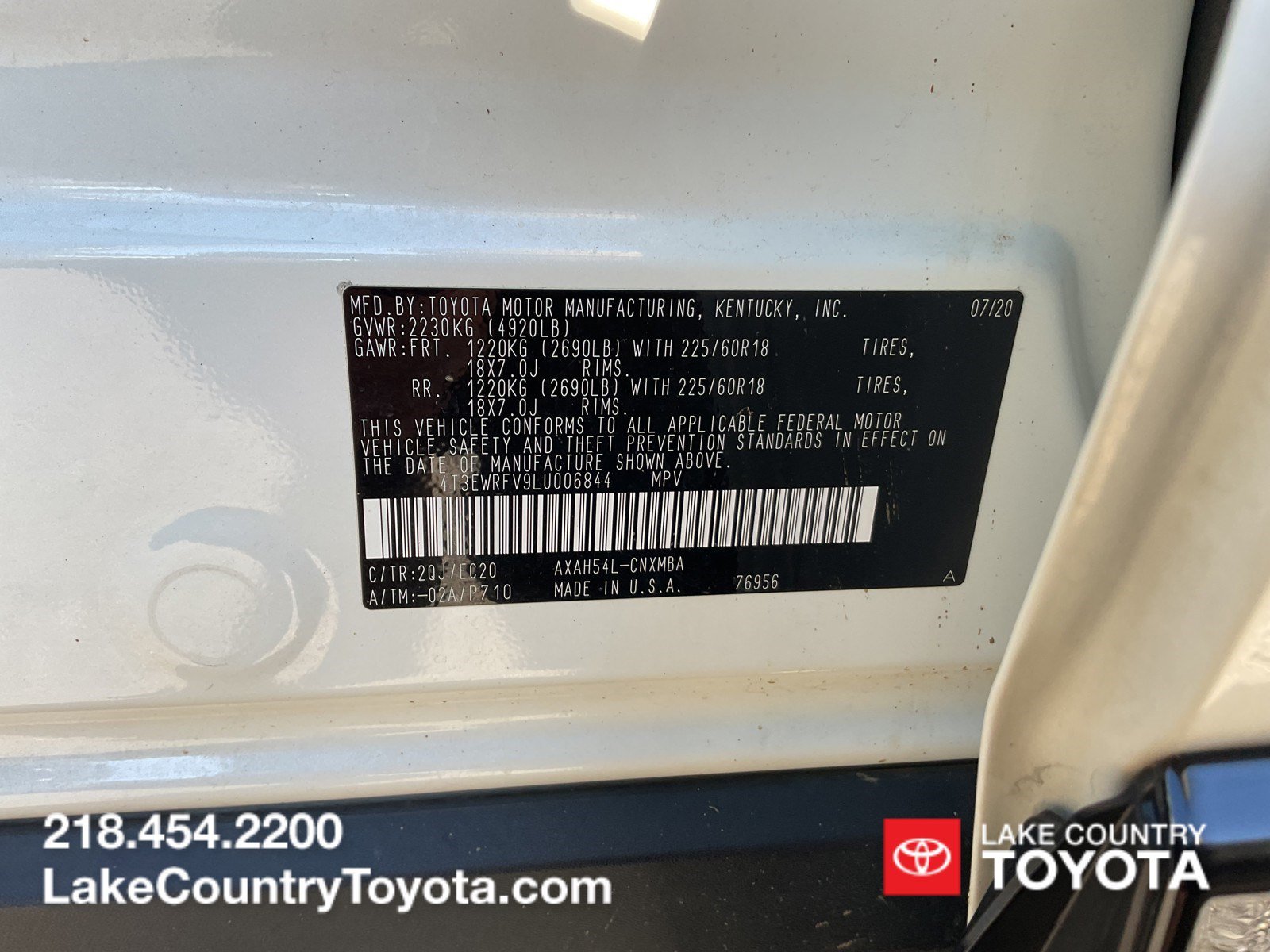 Used 2020 Blizzard Pearl Toyota XSE image 36