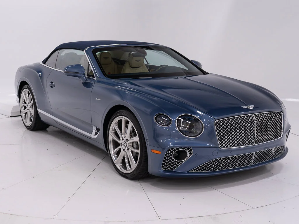 Certified Used 2023 Blue Crystal Bentley Azure Convertible image 16