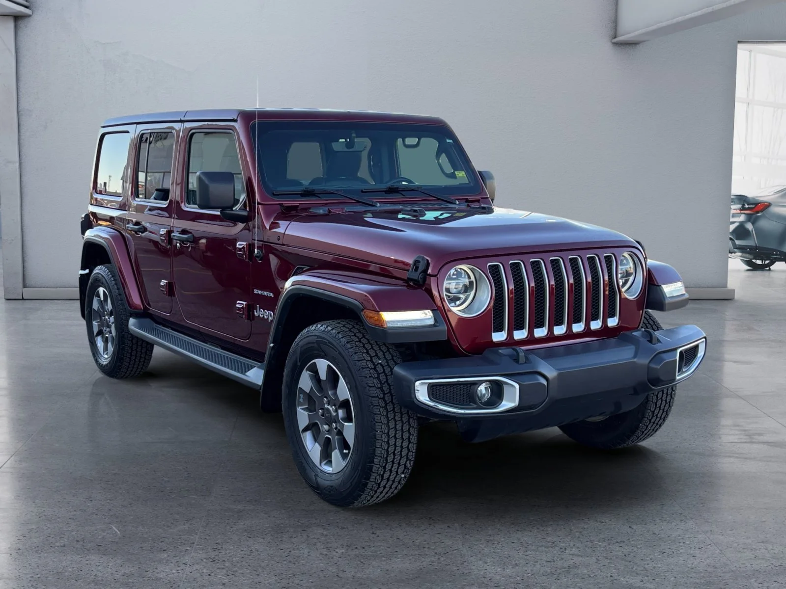 Certified Used 2021 Snazzberry Pearl Jeep Unlimited Sahara image 7