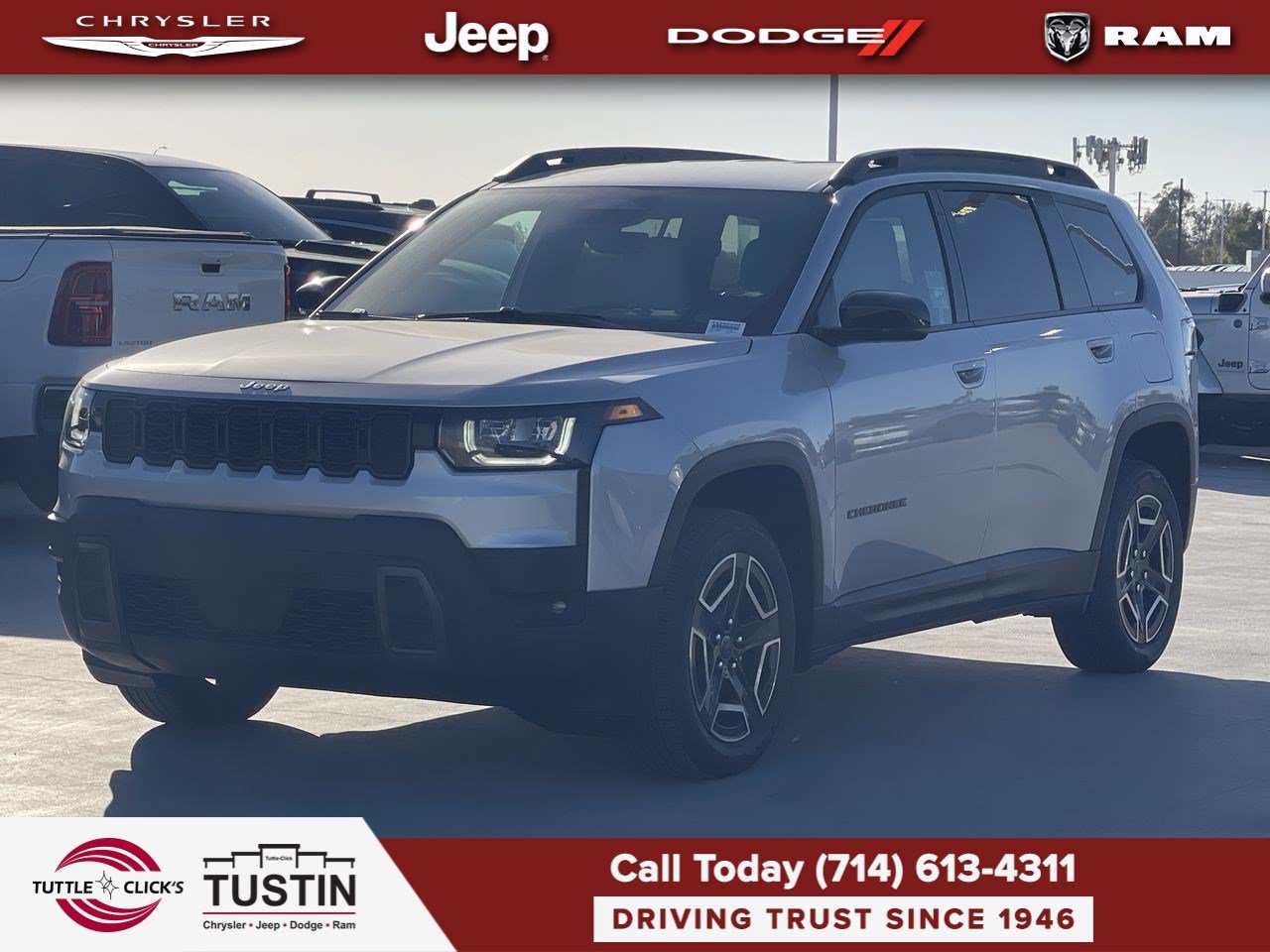 New 2026 Silver Zynith Clearcoat Jeep Limited image 3