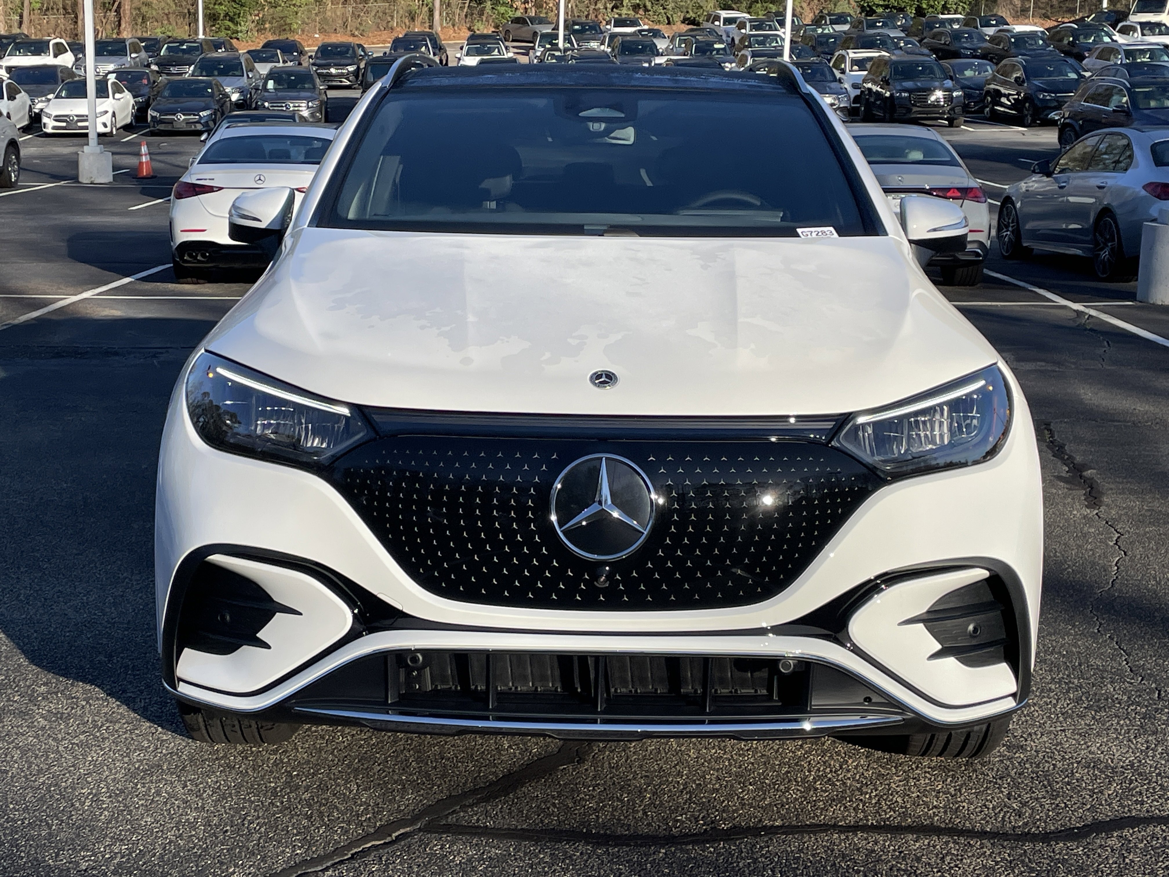 New 2026 Polar White Mercedes-Benz EQE 320 4MATIC® SUV image 3