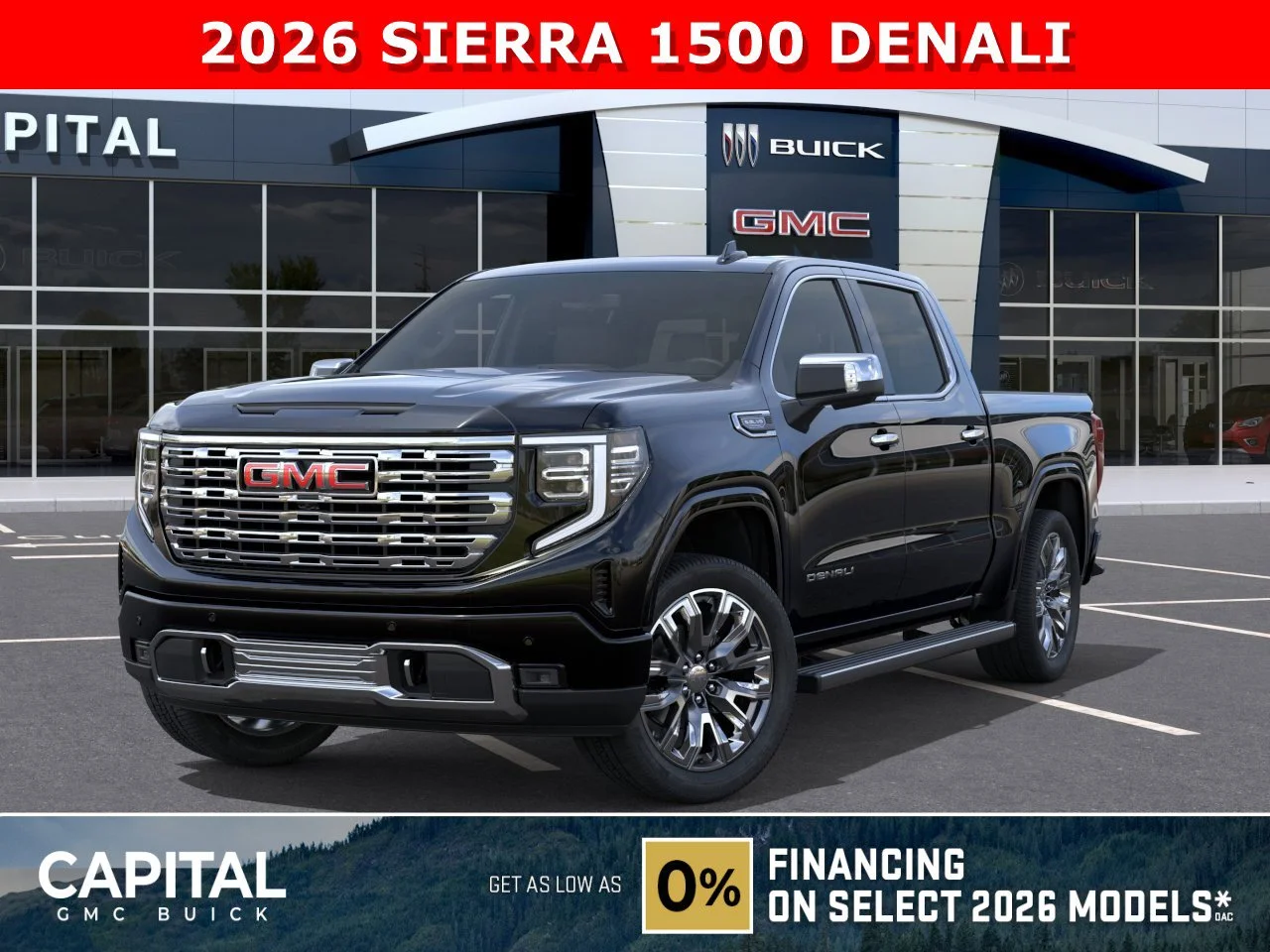 New 2026 ONYX BLACK GMC Denali image 1