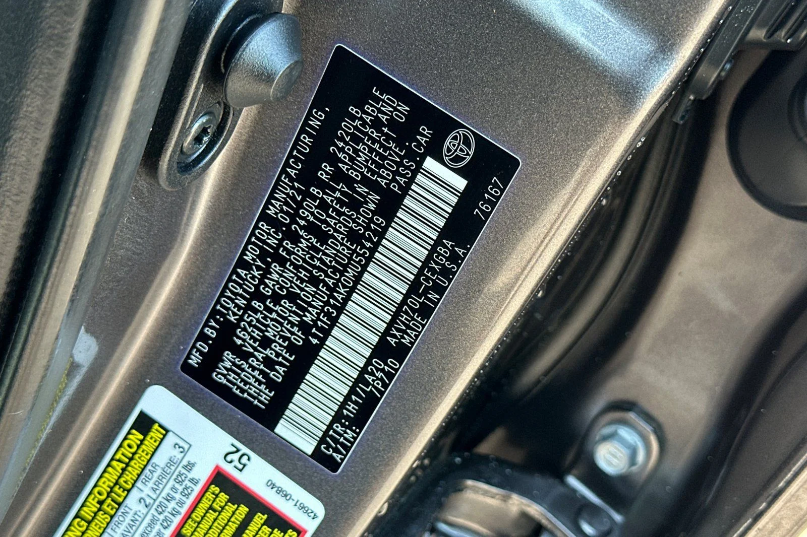 Used 2021 Gray Toyota XLE image 27