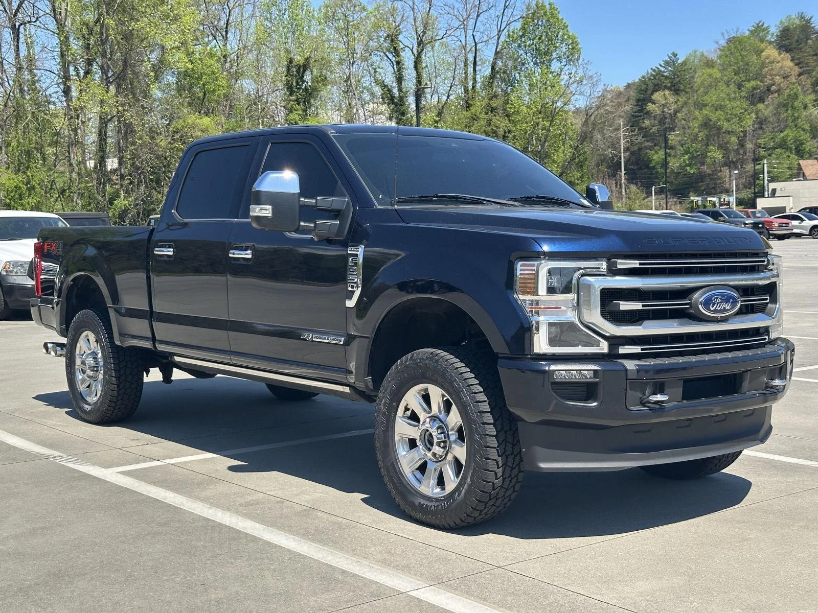 Used 2022 Antimatter Blue Metallic Ford Platinum image 1
