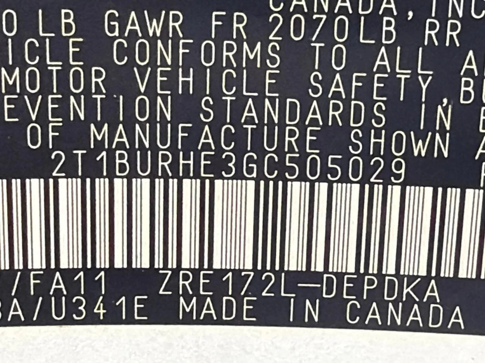 Used 2016 White Toyota L image 30