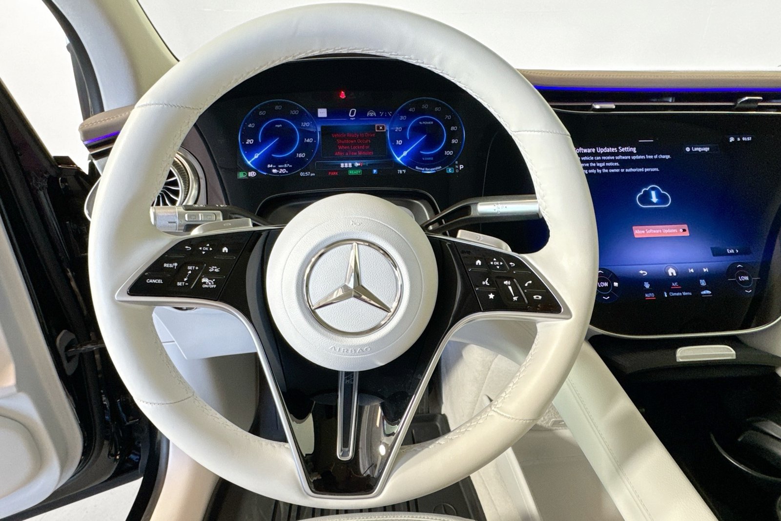 Certified Used 2023 Obsidian Black Metallic Mercedes-Benz EQS 580 image 11
