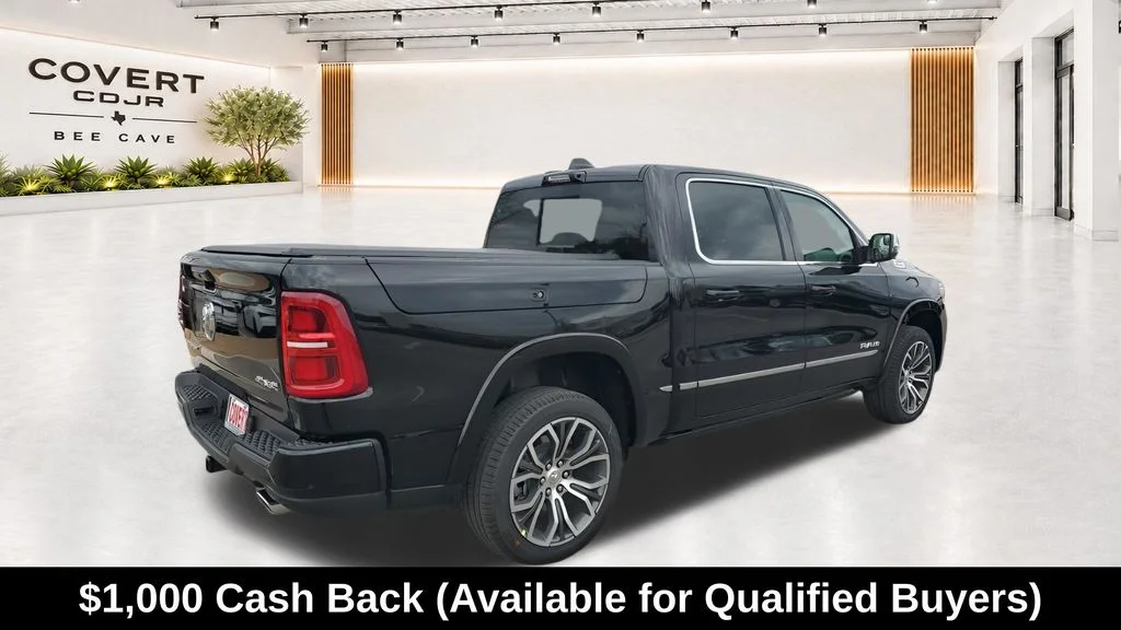 New 2026 Diamond Black Crystal Pearl-Coat Exterior Paint RAM Tungsten image 10