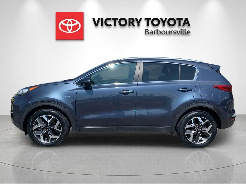 Used 2021 Blue Kia EX image 2