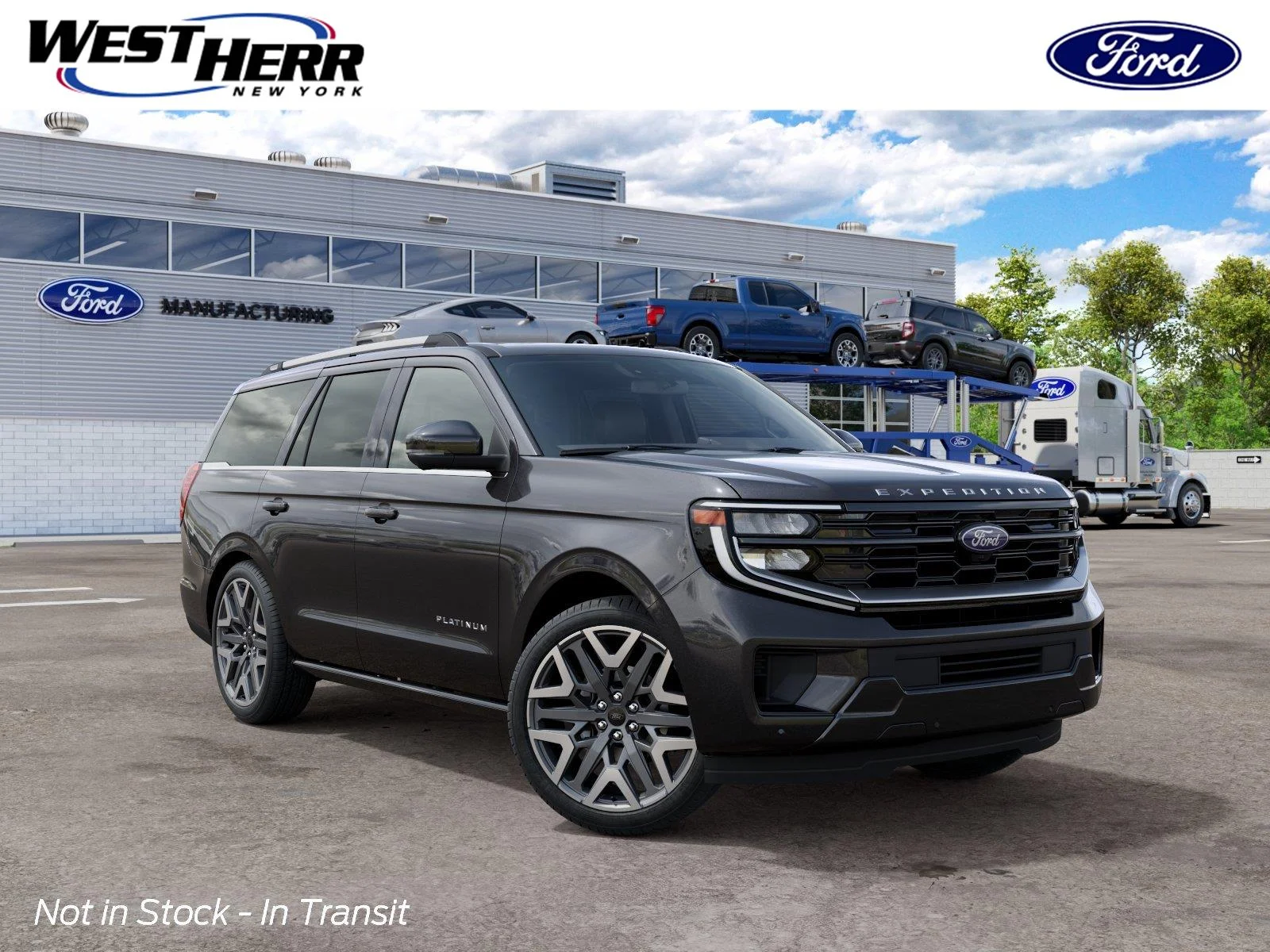 New 2027 Dark Matter Gray Metallic Ford Platinum image 1