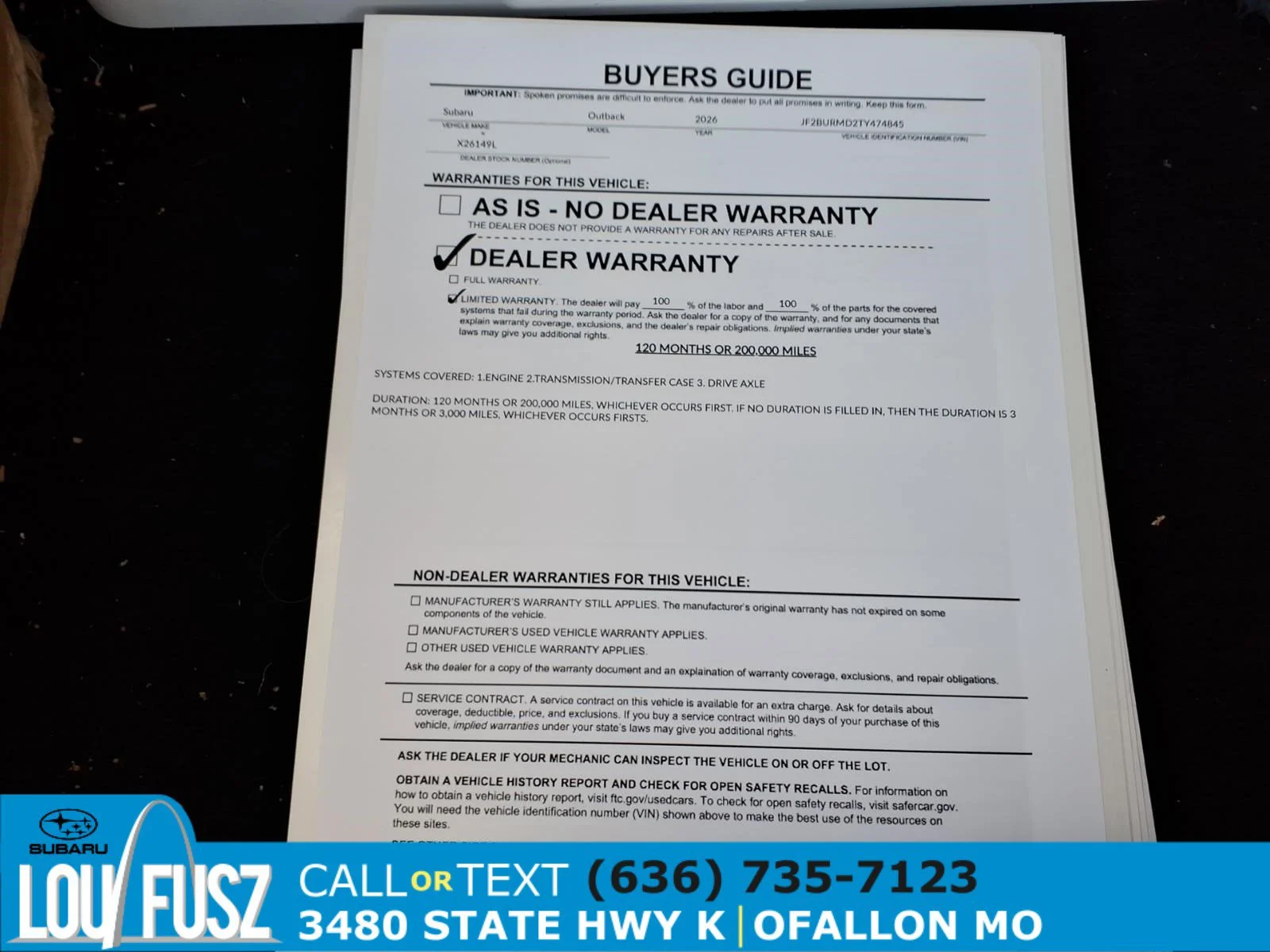Certified Used 2026 Magnetite Gray Metallic Subaru Wilderness image 35