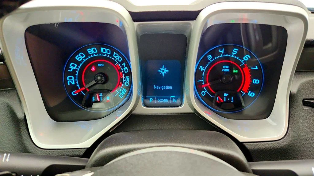Used 2010 Cyber Gray Metallic Chevrolet 2dr Coupe 2SS w/ RS Package & Black Stripe Package image 15