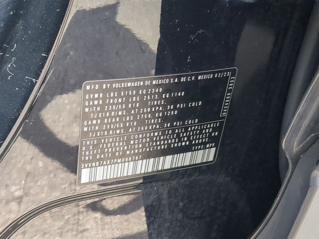 Certified Used 2023 Black Volkswagen 2.0T SE image 36