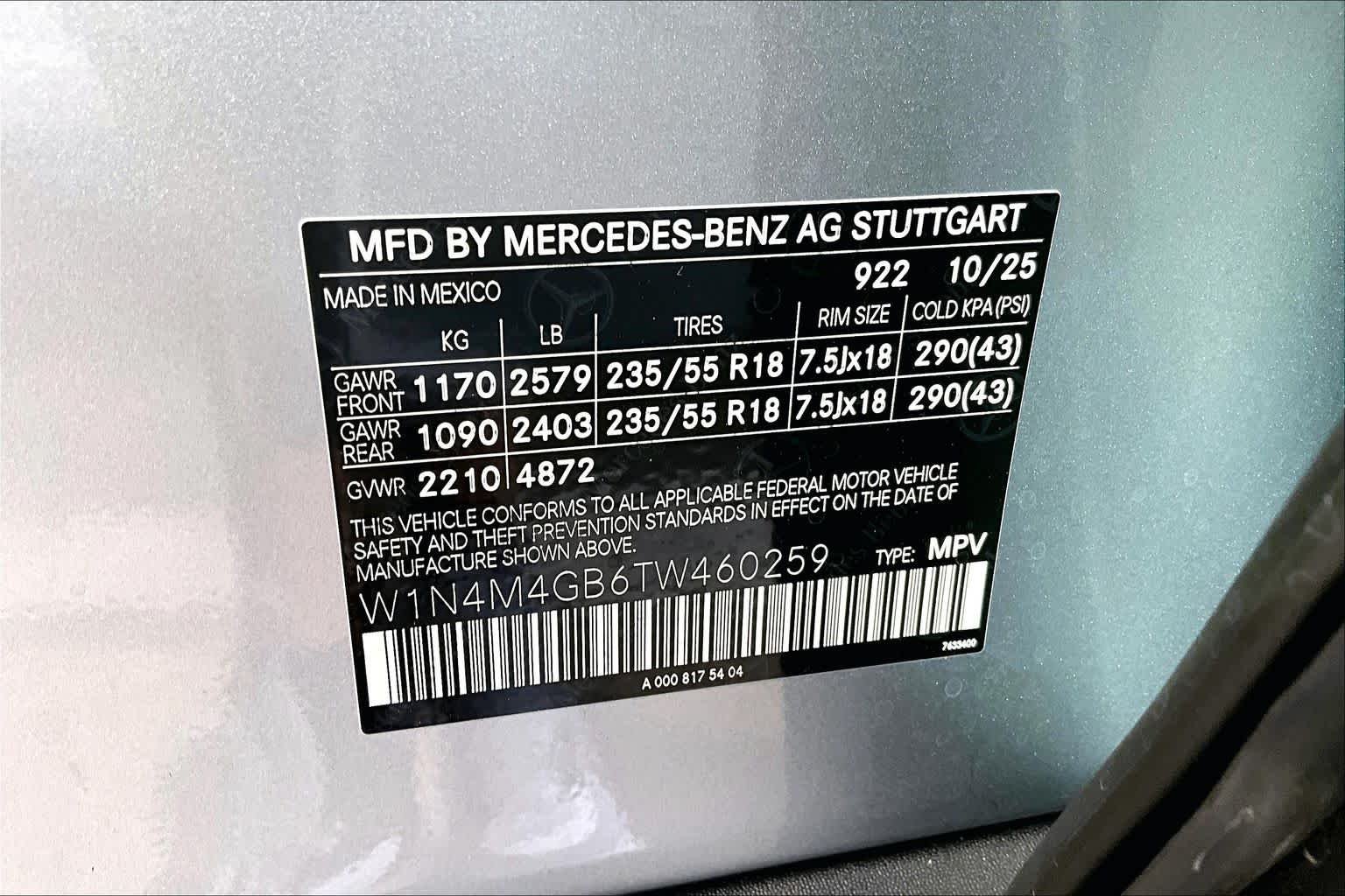Used 2026 Cirrus Silver Metallic Mercedes-Benz GLB 250 image 16