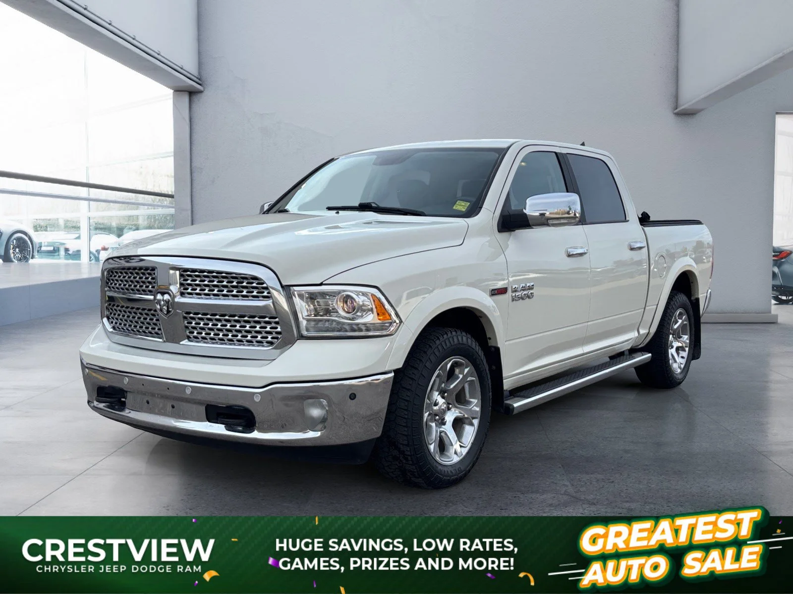 Used 2018 White Ram Laramie image 1