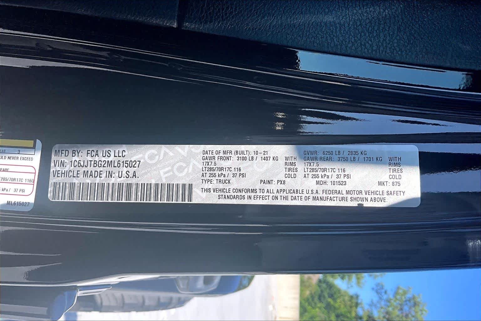 Used 2021 Black Clearcoat Jeep Rubicon image 30