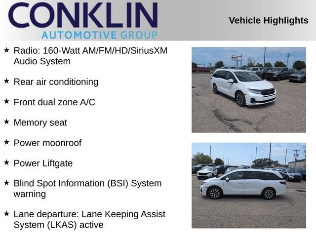 New 2026 Platinum White Pearl Honda EX-L image 2