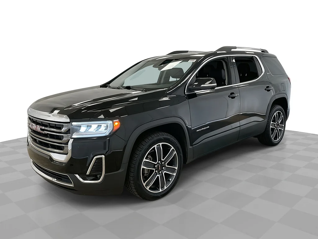 Used 2020 Ebony Twilight Metallic GMC SLT image 1