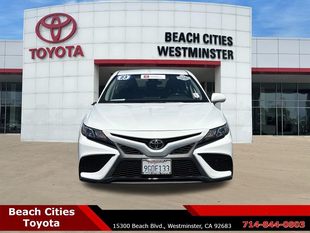 Certified Used 2023 White Toyota SE image 4