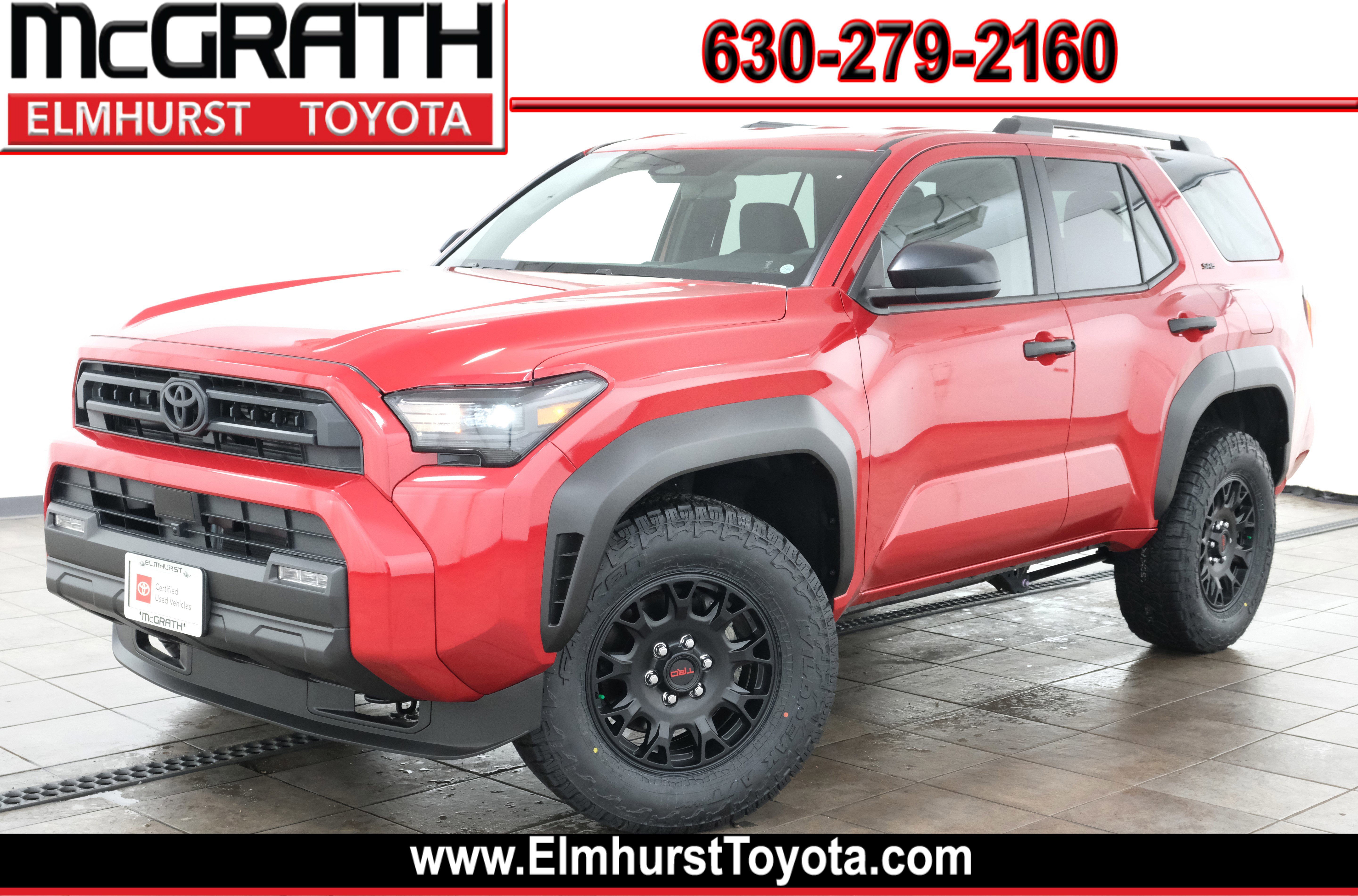 Supersonic Red 2025 Toyota 4Runner SR5 4WD SUV / Crossover Four-Wheel Drive 8-Speed Automatic