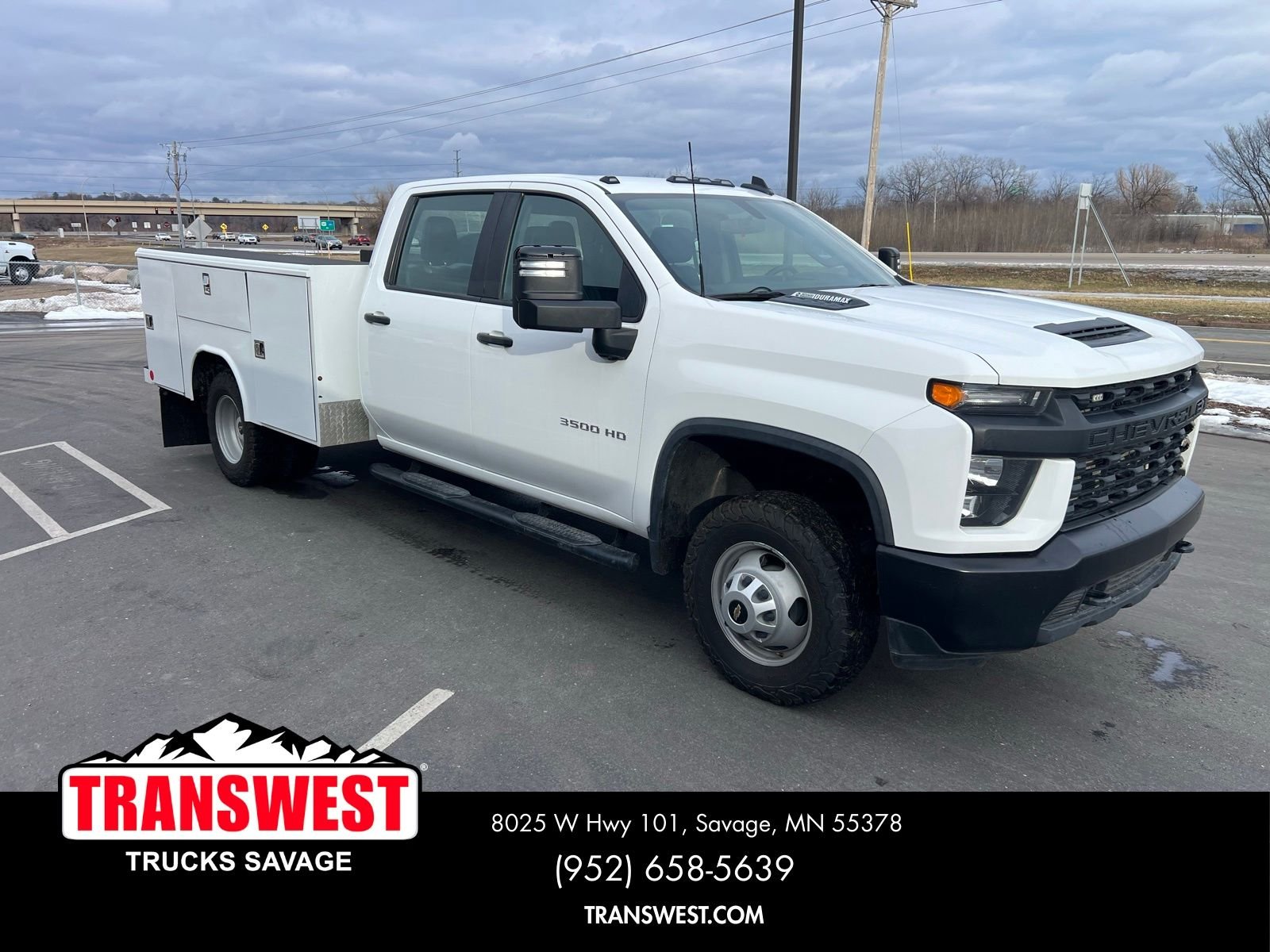 Used 2023 Chevrolet Silverado 3500HD Work Truck with VIN 1GB4YSEY2PF156654 for sale in Minneapolis, Minnesota