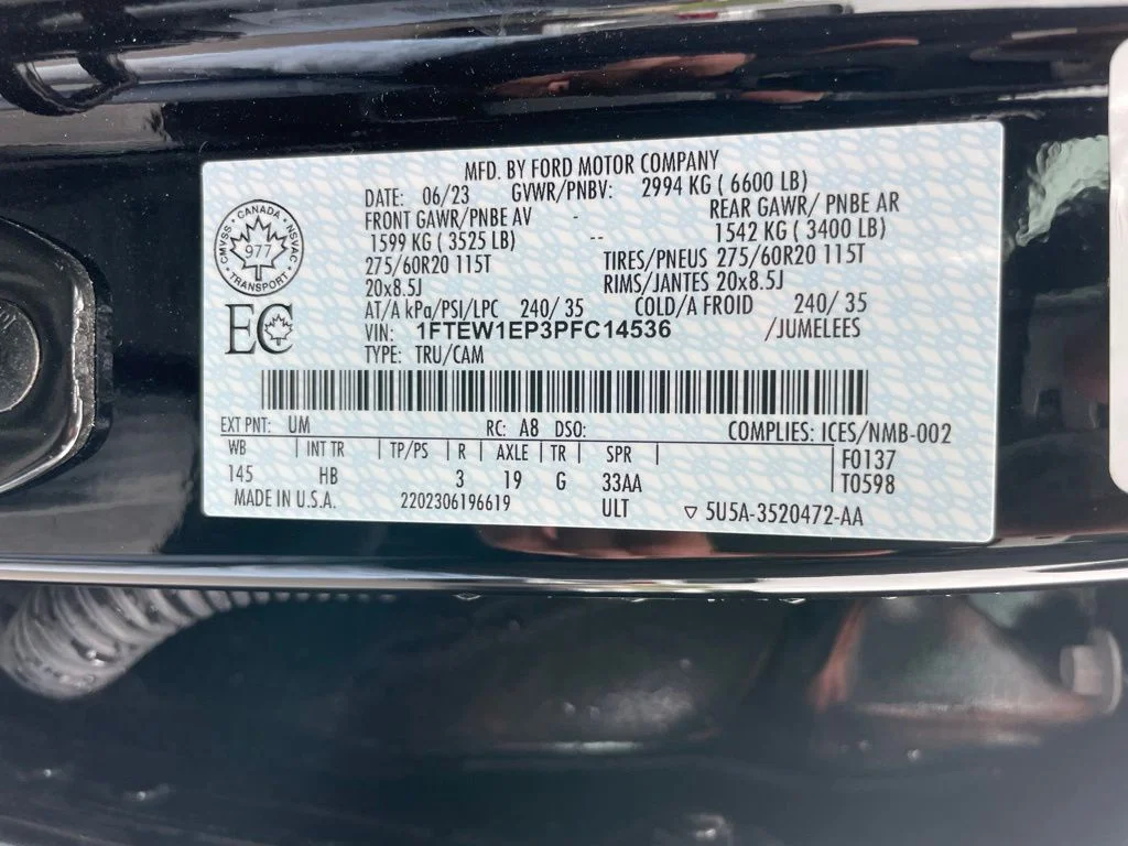 Used 2023 Black Ford Lariat image 46