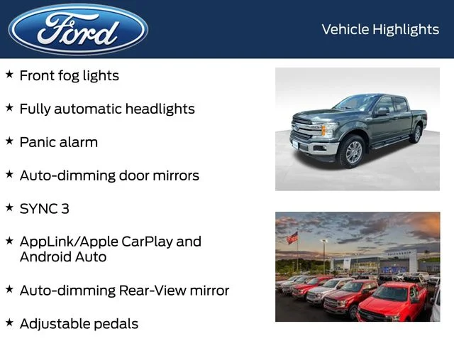 Used 2018 Gray Ford Lariat image 9