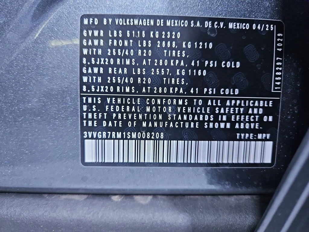 New 2025 Gray Volkswagen 2.0T SE R-Line Black image 29