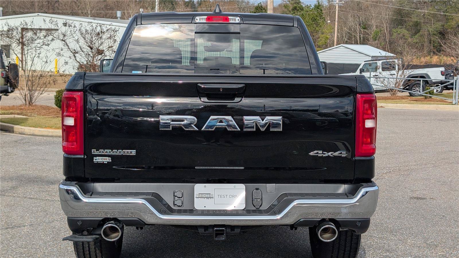 New 2026 Diamond Black Crystal Pearlcoat Ram Laramie image 12