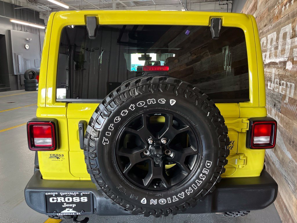 Used 2022 High Velocity Clearcoat Jeep Unlimited Willys image 23