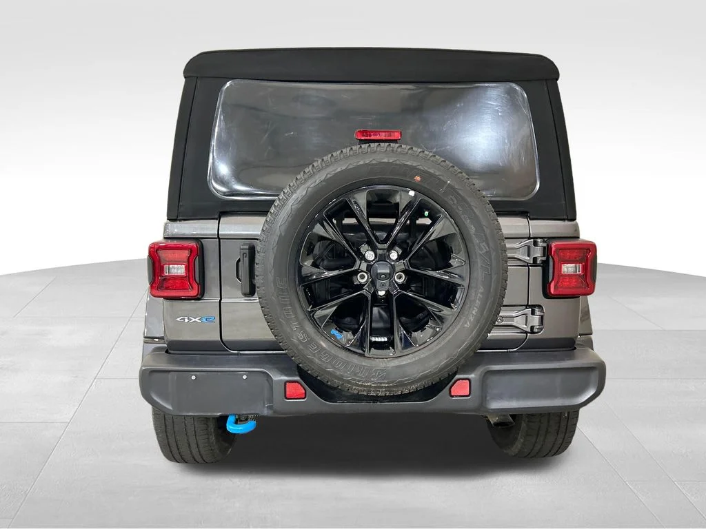 Used 2023 Gray Jeep Sahara 4xe image 4