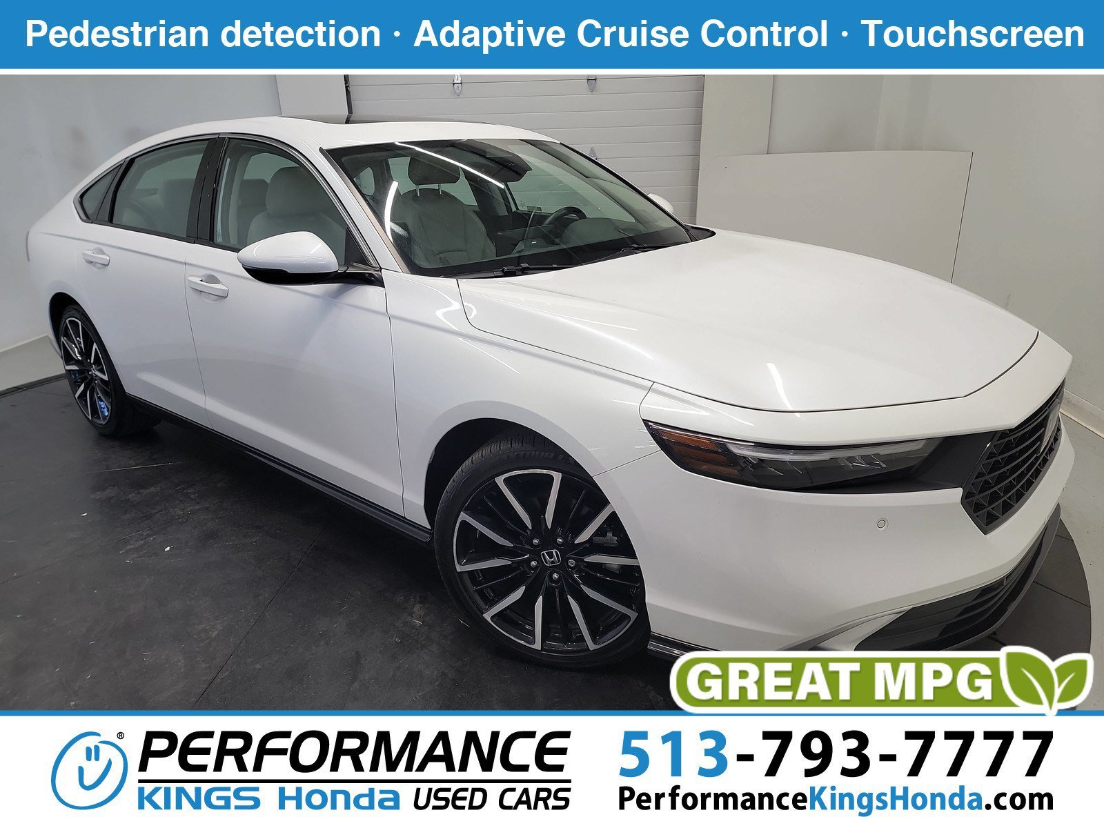 Used 2023 Platinum White Pearl Honda Touring image 1