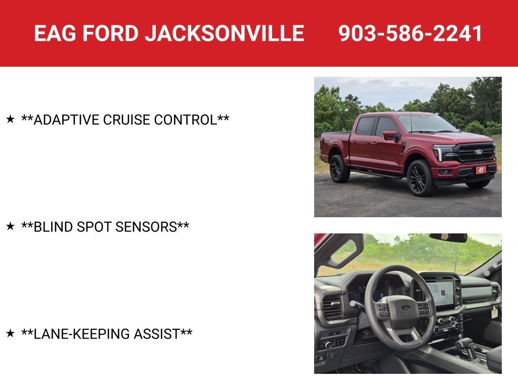 New 2026 Ruby Red Metallic Tinted Clearcoat Ford Lariat® image 8