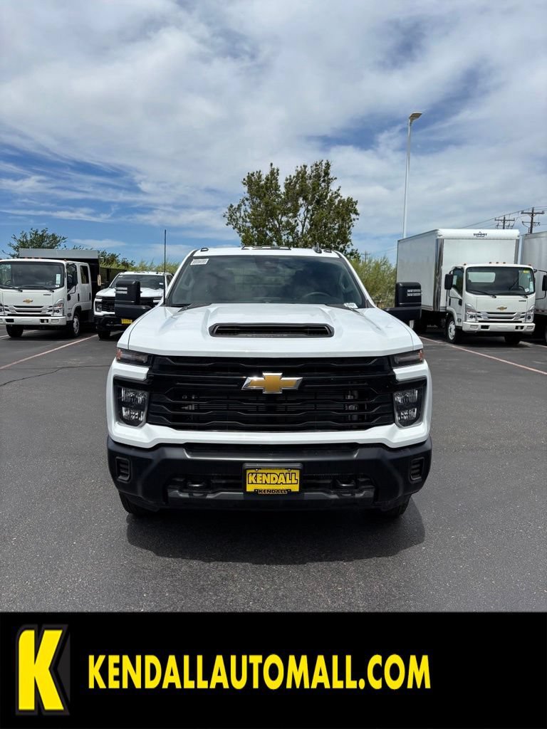 New 2025 Summit White Chevrolet Work Truck image 1