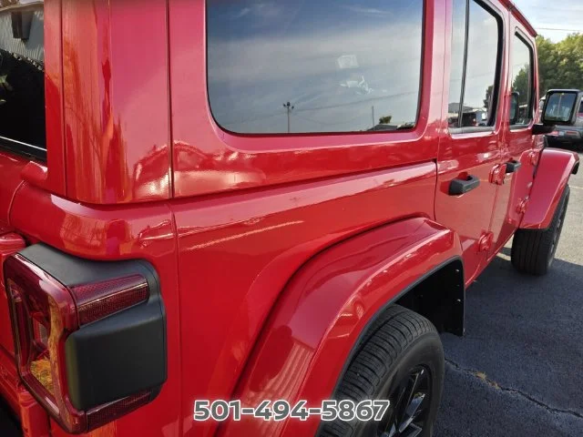 Used 2024 Red Jeep Sahara 4xe image 8