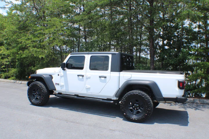 Used 2024 Bright White Clearcoat Jeep Sport image 3