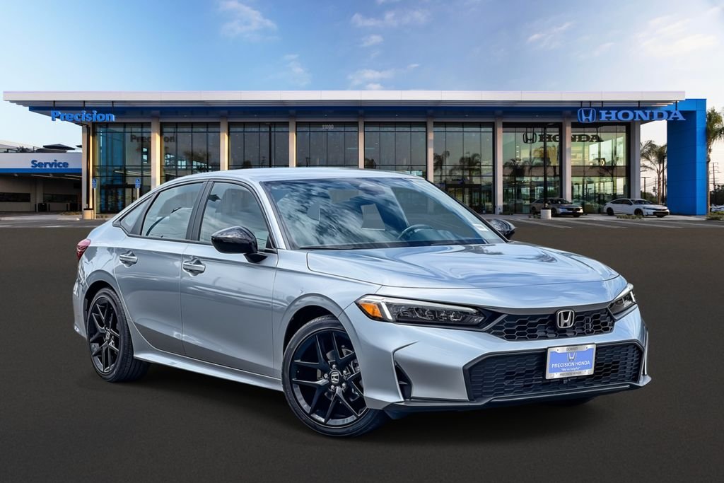 New 2026 Solar Silver Metallic Honda Sport image 1